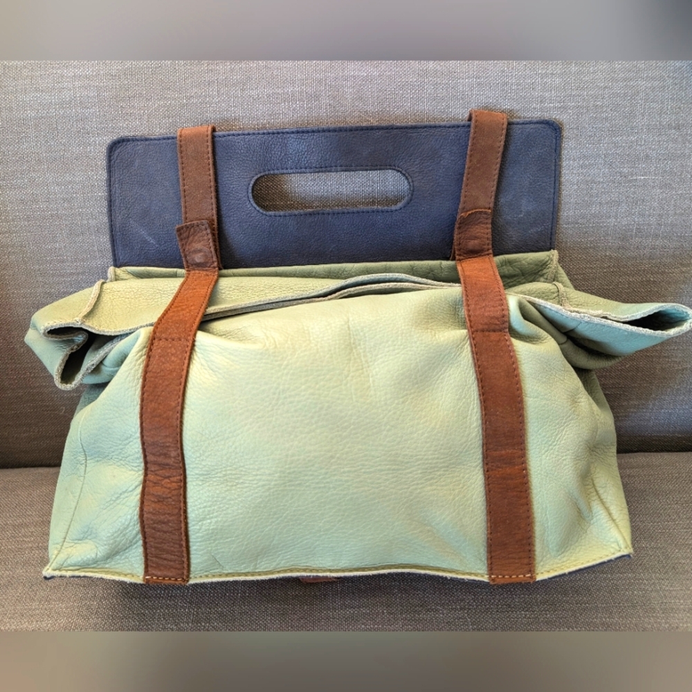 Buttersoft Italian Leather Satchel Purse Marta Ray